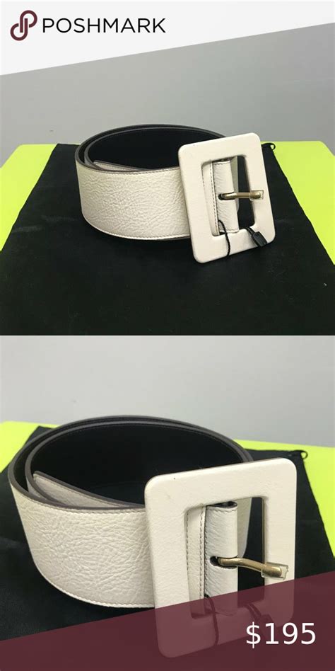 ysl white belt|ysl belt outlet.